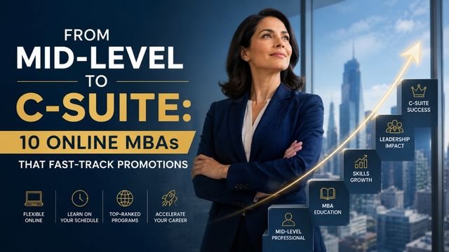 From Mid-Level to C-Suite: 10 Online MBAs That Fast-Track Promotions